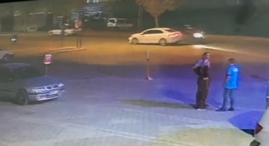 Konya'da motosikletli polislerin kaza yaptığı anlar kameralara yansıdı: 2 yaralı