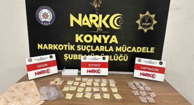 Konya'da uyuşturucu operasyonu