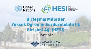 KÜN, Birleşmiş Milletler Yükseköğrenim Sürdürülebilirlik Girişimi ağına katıldı