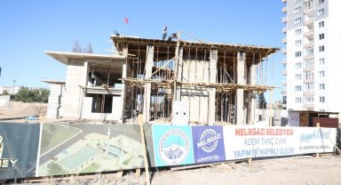 Melikgazi Belediyesi, Adem Tanç Cami'nin yapımına devam ediyor