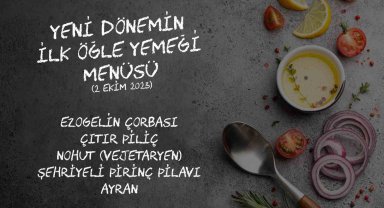 Öğrenciler yeni akademik yılın ilk menüsünü belirledi