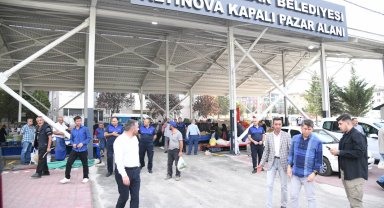Pursaklar Belediyesi kapalı pazar alanları yapımına önem veriyor