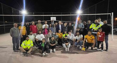 Sakaltutan Mahallesi'nde dostluk ve spor bir arada
