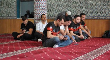 Vefat eden motosiklet sürücüleri için Mevlid-i Şerif okutuldu