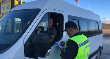 Yozgat'ta okul servis araçlarına denetim