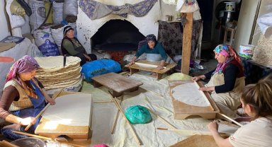 Yozgatlı ev hanımları kışlık yufka hazırlığına başladı