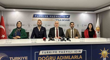 AK Parti'den 81 ilde ortak düzenlenen Filistin açıklaması