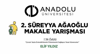 Anadolu Üniversitesi öğrencisi birincilik ödülü ile döndü