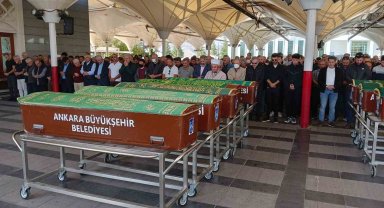 Ankara'da intihar eden şahıs ile öldürdüğü ağabeyi son yolculuğuna uğurlandı