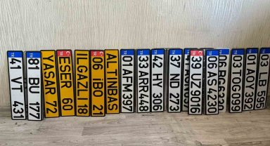 Ankara'da sahte plaka imalathanesine operasyon