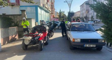 ATV ile kaçtı, 30 bin lira ceza yedi