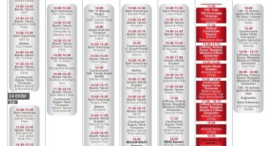 Başkent Cumhuriyetin 100. yılını bir hafta sürecek etkinliklerle kutlayacak