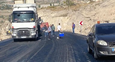 Göreme Ortahisar yoluna konfor tabakası seriliyor