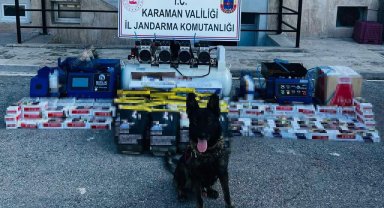 Jandarmadan kaçak tütün ve makaron operasyonu
