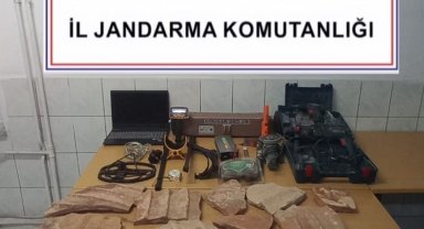 Kaçak kazı yapan kişiler suçüstü yakalandı