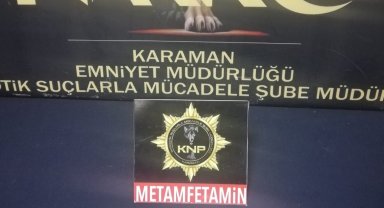 Karaman'da uyuşturucudan 1 kişi tutuklandı