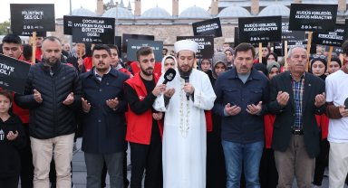 Karatay Kent Konseyi, İsrail'in Filistin'e olan zulmünü proteste etti