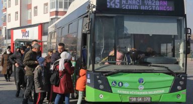 Kayseri'de 65 yaş üstü 8 milyon 814 yolcu ulaşımdan ücretsiz faydalandı