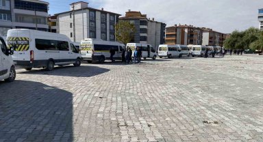 Kulu'da öğrenci taşımacılığı yapan servis araçları denetlendi