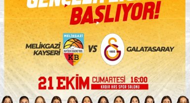 Melikgazi Basketbol'a Gençler Ligi'nde ilk rakip Galatasaray
