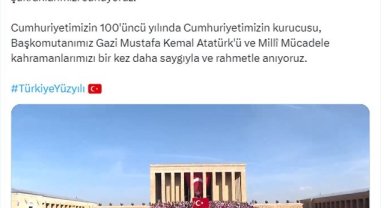 MSB: "29 Ekim'de Anıtkabir 1 milyon 182 bin 425 ziyaretçi ağırladı"