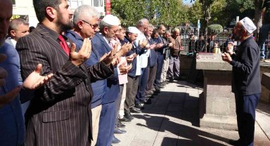 Niğde'de hayatını kaybeden Filistinliler için 'gıyabi cenaze namazı' kılındı