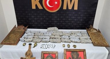 Niğde'de tarihi eser operasyonu: 2 gözaltı