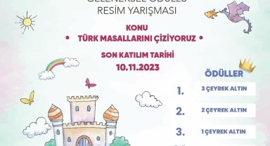 Öğrencilerin Tük masalları çizimleri yarışacak