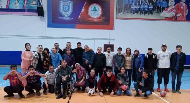 Pursaklar'da özel gereksinimli vatandaşlar için spor vakti