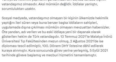 Sağlık Bakanı Koca'dan yabancı uyruklu doktor çalıştırıldığı iddialarına cevap