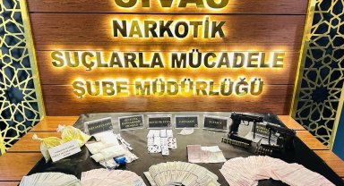 Sivas'ta uyuşturucu operasyonları: Yarım milyon lira ele geçirildi