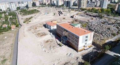 Talas Millet Bahçesi Eğitim Kampüsü hızla yükseliyor