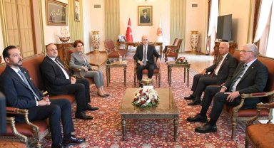 TBMM Başkanı Kurtulmuş, İYİ Parti Genel Başkanı Akşener ile görüştü