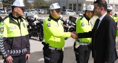 Trafik Başkanı Ayhan, Konya'da araçlara yönelik denetime katıldı
