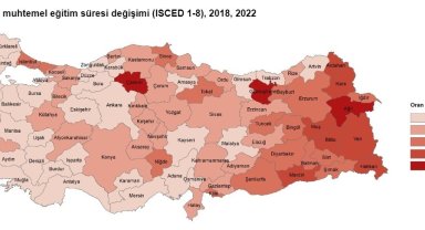 TÜİK'e göre Eskişehir muhtemel eğitim süresinin en çok düşüş gösterdiği iller arasında