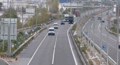 Araçların saatlerce mahsur kaldığı D100'de trafik normale döndü