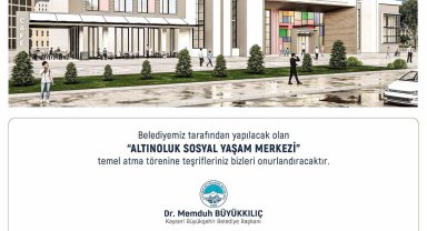 Başkan Büyükkılıç'tan Altınoluk'a sosyal yaşam merkezi müjdesi