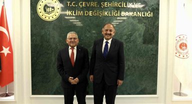 Başkan Büyükkılıç'tan Bakan Özhaseki'ye ziyaret