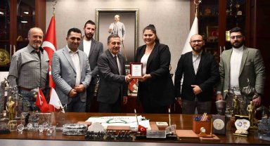 Batıkentspor Kulübü'nden Başkan Ataç'a ziyaret