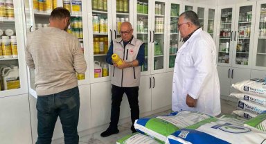 Beyşehir'de bitki koruma ürünleri bayisi iş yerleri denetlendi