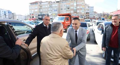 Büyükkılıç'tan Hunat Çarşısı esnafına ziyaret