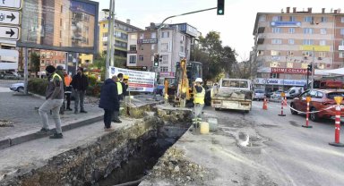 Çankaya Aksu Caddesi'nin sel çilesi son buluyor