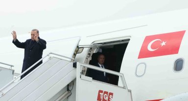 Cumhurbaşkanı Erdoğan, Cezayir'e gitti