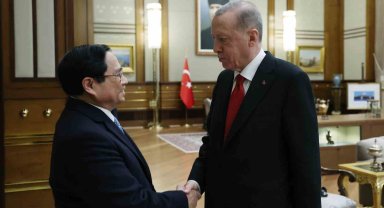 Cumhurbaşkanı Erdoğan, Vietnam Başbakanı Pham Minh Chinh'i kabul etti