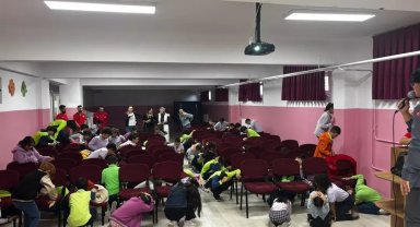 DAK ilkokul öğrencilerine afet bilinci eğitimi verdi