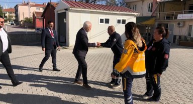 Dr. Bildirici ilçelerdeki sağlık kuruluşları ziyaretlerini sürdürüyor