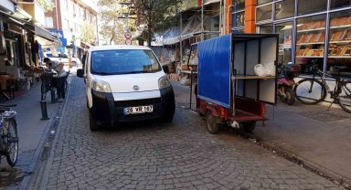 Eskişehir'de yayaların 'kaldırım' tepkisi
