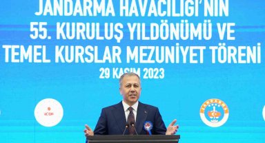 İçişleri Bakanı Ali Yerlikaya: "Jandarmamız 12 ilde hava araçlarıyla hizmete başladı"