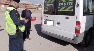 Jandarma tarafından 42 okul servisi kontrol edildi