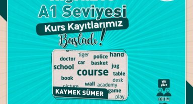 KAYMEK, İngilizce A1 seviyesi 2. Grup kurs kayıtlarını başlattı